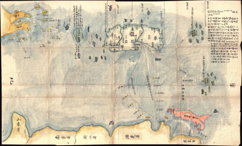 Carte ancienne de Okinawa